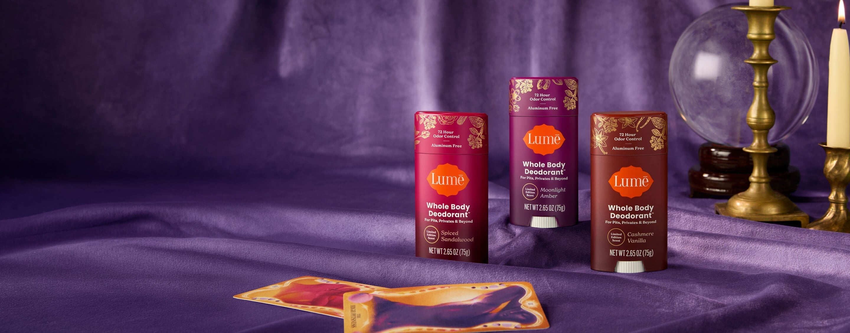 Lume limited-edition whole body deodorant collection